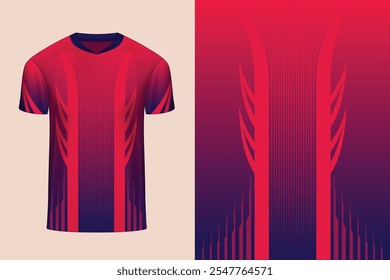 Jersey design for sports, Football Cricket Soccer Racing kit design vector t-shirt