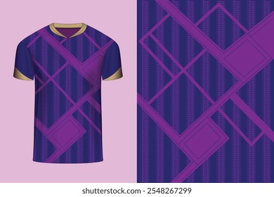 Jersey design for sports, Football Cricket Soccer Racing kit design vector t-shirt