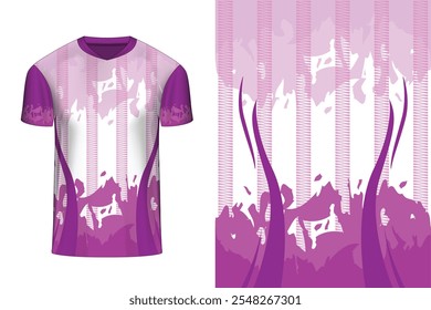 Jersey design for sports, Football Cricket Soccer Racing kit design vector t-shirt