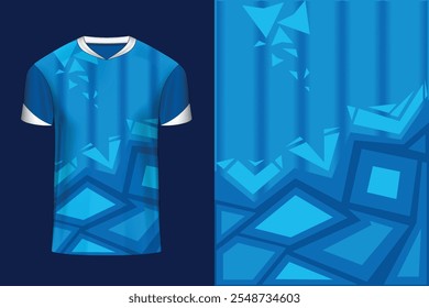 Jersey design for sports, Football Cricket Soccer Racing kit design vector t-shirt