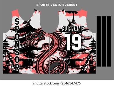 jersey design for sportswear background