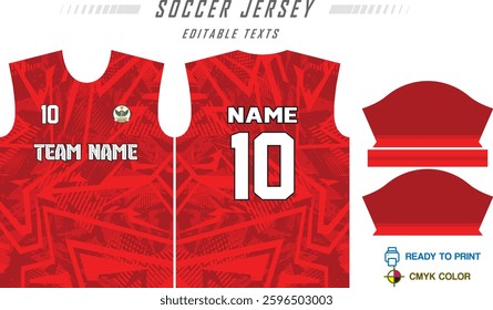Jersey design sportswear cool geometry pattern Jersey t-shirt design concept Illustration, abstract halftone printed t shirt Volleyball jersey, Football