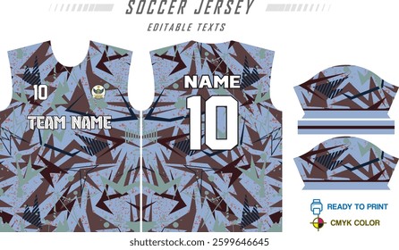 Jersey design sportswear cool geometry pattern Jersey t-shirt design concept Illustration, abstract halftone printed t shirt Volleyball jersey Football badminton Soccer and netball Sport uniform