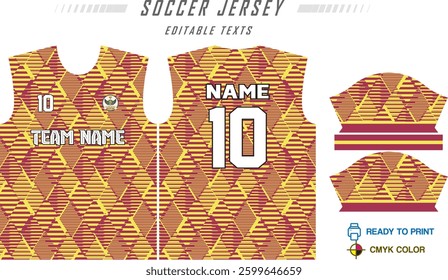Jersey design sportswear cool geometry pattern Jersey t-shirt design concept Illustration, abstract halftone printed t shirt Volleyball jersey Football badminton Soccer and netball Sport uniform