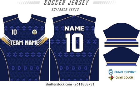 Jersey design sportswear cool geometry pattern Jersey t-shirt design concept Illustration, abstract halftone printed t shirt Volleyball jersey Football badminton Soccer and netball Sport uniform kit