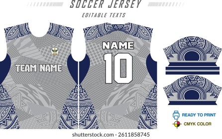 Jersey design sportswear cool geometry pattern Jersey t-shirt design concept Illustration, abstract halftone printed t shirt Volleyball jersey Football badminton Soccer and netball Sport uniform kit