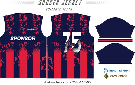 Jersey design sportswear cool geometry pattern Jersey t-shirt design concept Illustration, abstract halftone printed t shirt Volleyball jersey Football badminton Soccer and netball Sport uniform
