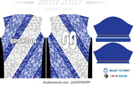 Jersey design sportswear cool geometry pattern Jersey t-shirt design concept Illustration, abstract halftone printed t shirt Volleyball jersey Football badminton Soccer and netball Sport uniform kit