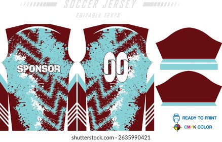 Jersey design sportswear cool geometry pattern Jersey t-shirt design concept Illustration, abstract halftone printed t shirt Volleyball jersey Football badminton Soccer and netball Sport uniform kit