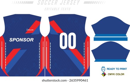 Jersey design sportswear cool geometry pattern Jersey t-shirt design concept Illustration, abstract halftone printed t shirt Volleyball jersey Football badminton Soccer and netball Sport uniform kit