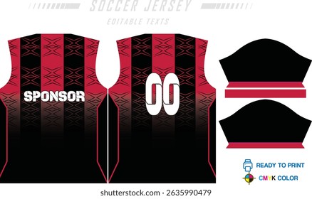 Jersey design sportswear cool geometry pattern Jersey t-shirt design concept Illustration, abstract halftone printed t shirt Volleyball jersey Football badminton Soccer and netball Sport uniform kit