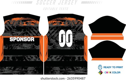 Jersey design sportswear cool geometry pattern Jersey t-shirt design concept Illustration, abstract halftone printed t shirt Volleyball jersey Football badminton Soccer and netball Sport uniform kit