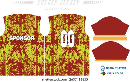 Jersey design sportswear cool geometry pattern Jersey t-shirt design concept Illustration, abstract halftone printed t shirt Volleyball jersey Football badminton Soccer and netball Sport uniform kit