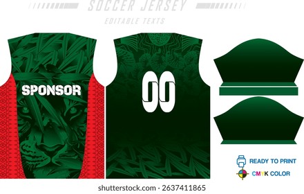 Jersey design sportswear cool geometry pattern Jersey t-shirt design concept Illustration, abstract halftone printed t shirt Volleyball jersey Football badminton Soccer and netball Sport uniform kit