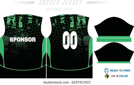 Jersey design sportswear cool geometry pattern Jersey t-shirt design concept Illustration, abstract halftone printed t shirt Volleyball jersey Football badminton Soccer and netball Sport uniform kit