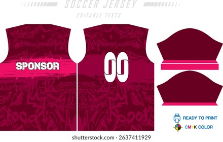 Jersey design sportswear cool geometry pattern Jersey t-shirt design concept Illustration, abstract halftone printed t shirt Volleyball jersey Football badminton Soccer and netball Sport uniform kit