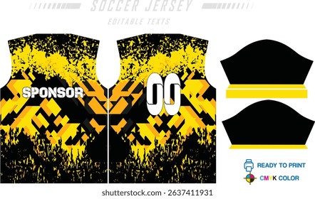Jersey design sportswear cool geometry pattern Jersey t-shirt design concept Illustration, abstract halftone printed t shirt Volleyball jersey Football badminton Soccer and netball Sport uniform kit