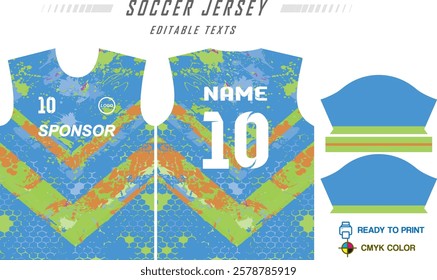  Jersey design sportwear cool geometry pattern Jersey t-shirt design concept Illustration, abstract halftone printed t shirt Volleyball jersey, Football, badminton, Soccer and netball, Sport uniform