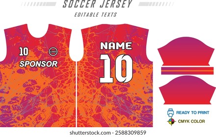 Jersey design sportwear cool geometry pattern Jersey t-shirt design concept Illustration, abstract halftone printed t shirt Volleyball jersey, Football, badminton