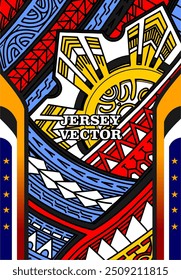 jersey design for sporty sublimation background