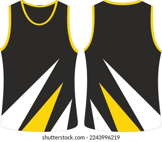 Jersey Design,  Sublimated Vest design