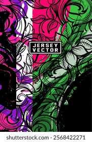 jersey design for sublimation background