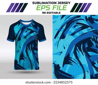 Jersey Design para impressão de sublimação, também design de camiseta.