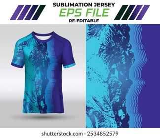Diseño de Jersey para impresión de sublimación, también diseño de camiseta.