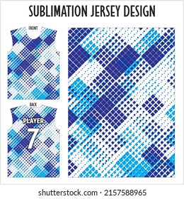 Jersey design for sublimation. Ready to print.