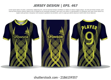 Jersey design sublimation t shirt Premium geometric pattern Incredible Vector collection for Soccer football racing cycling gaming motocross sports