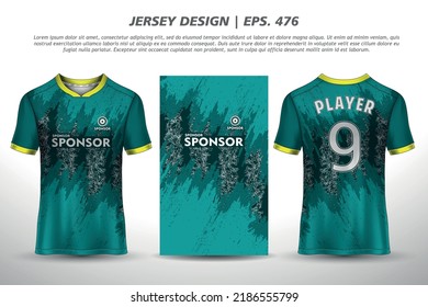 Jersey design sublimation t shirt Premium geometric pattern Incredible Vector collection for Soccer football racing cycling gaming motocross sports