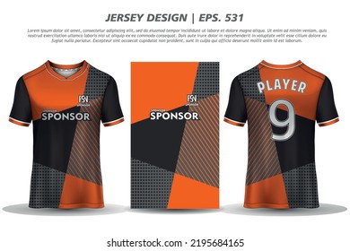 Jersey design sublimation t shirt Premium geometric pattern Incredible Vector collection for Soccer football racing cycling gaming motocross sports