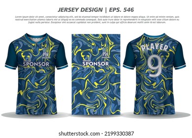 Jersey design sublimation t shirt Premium geometric pattern Incredible Vector collection for Soccer football racing cycling gaming motocross sports