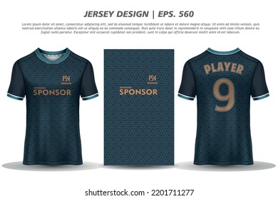 Jersey design sublimation t shirt Premium geometric pattern Incredible Vector collection for Soccer football racing cycling gaming motocross sports