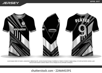 Jersey design sublimation t shirt Premium geometric pattern Incredible Vector collection for Soccer football racing cycling gaming motocross sports