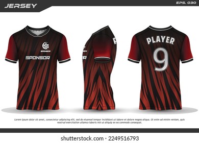 Jersey design sublimation t shirt Premium geometric pattern Incredible Vector collection for Soccer football racing cycling gaming motocross sports