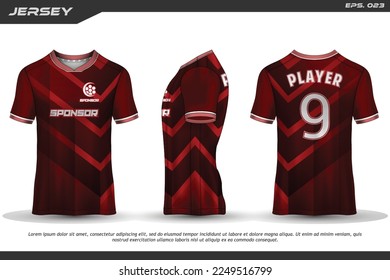 Jersey design sublimation t shirt Premium geometric pattern Incredible Vector collection for Soccer football racing cycling gaming motocross sports