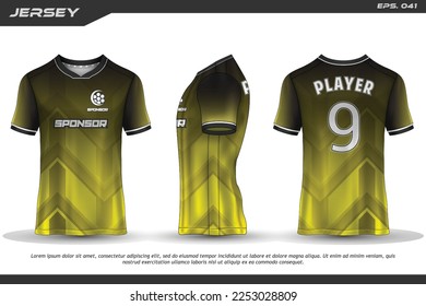 Jersey design sublimation t shirt Premium geometric pattern Incredible Vector collection for Soccer football racing cycling gaming motocross sports