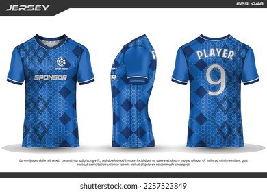 Jersey design sublimation t shirt Premium geometric pattern Incredible Vector collection for Soccer football racing cycling gaming motocross sports