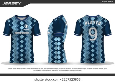 Jersey design sublimation t shirt Premium geometric pattern Incredible Vector collection for Soccer football racing cycling gaming motocross sports