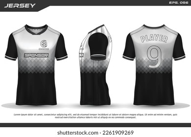 Jersey design sublimation t shirt Premium geometric pattern Incredible Vector collection for Soccer football racing cycling gaming motocross sports