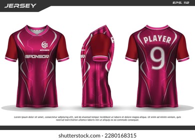 Jersey design sublimation t shirt Premium geometric pattern Incredible Vector collection for Soccer football racing cycling gaming motocross sports