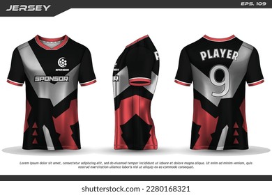 Jersey design sublimation t shirt Premium geometric pattern Incredible Vector collection for Soccer football racing cycling gaming motocross sports