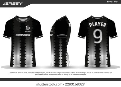 Jersey design sublimation t shirt Premium geometric pattern Incredible Vector collection for Soccer football racing cycling gaming motocross sports