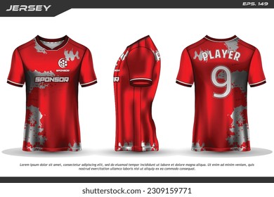 Jersey design sublimation t shirt Premium geometric pattern Incredible Vector collection for Soccer football racing cycling gaming motocross sports