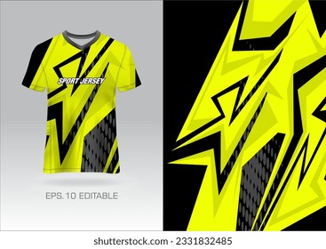 Jersey design sublimation t shirt Premium geometric pattern Incredible Vector collection for Soccer football racing cycling gaming motocross sports