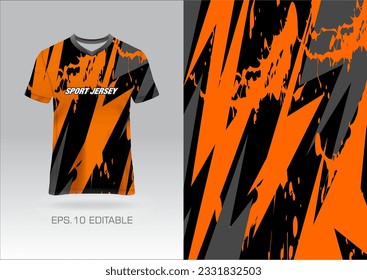 Jersey design sublimation t shirt Premium geometric pattern Incredible Vector collection for Soccer football racing cycling gaming motocross sports
