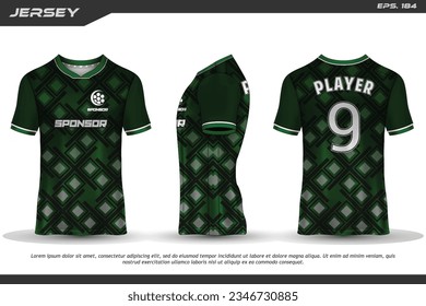 Jersey design sublimation t shirt Premium geometric pattern Incredible Vector collection for Soccer football racing cycling gaming motocross sports