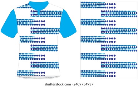Jersey design sublimation t shirt Premium geometric pattern Incredible Vector collection white blue colour