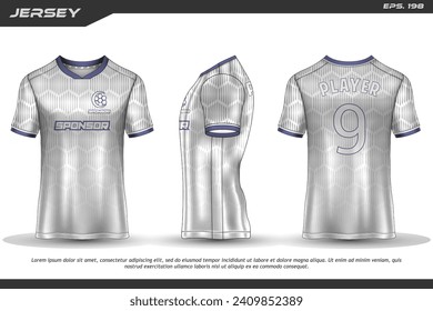 Jersey design sublimation t shirt Premium geometric pattern Incredible Vector collection for Soccer football racing cycling gaming motocross sports